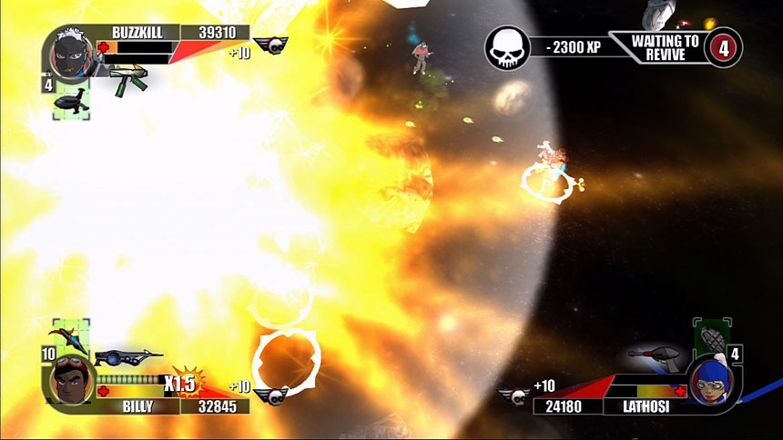 Pantallazo de Rocketmen: It Came from Your Uranus para PlayStation 3