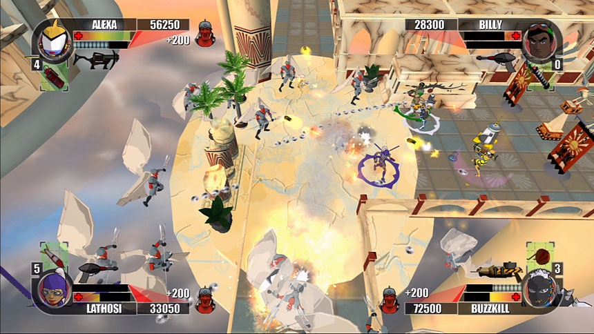 Pantallazo de Rocketmen: It Came from Your Uranus para PlayStation 3