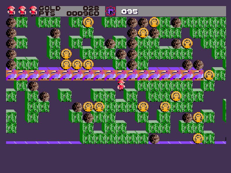 Pantallazo de Rockford: The Arcade Game para Amiga