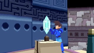 Pantallazo de Rockman DASH: Hagane no Boukenshin (Japonés) para PSP