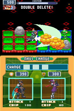 Pantallazo de Rockman EXE 5 DS Twin Leaders (Japonés) para Nintendo DS