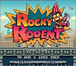 Pantallazo de Rocky Rodent para Super Nintendo