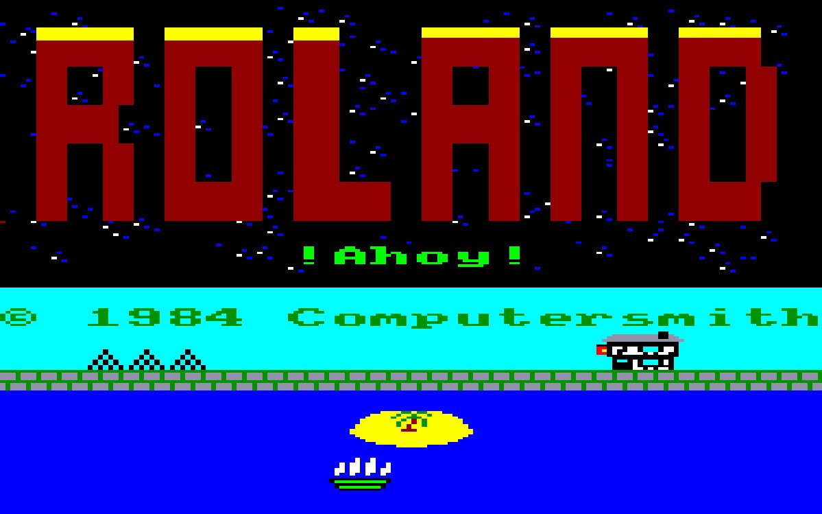 Pantallazo de Roland Ahoy: El Pirata para Amstrad CPC