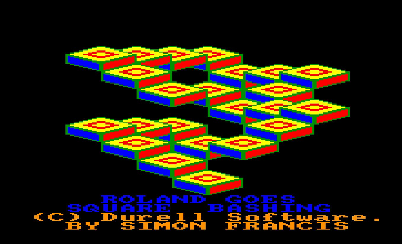 Pantallazo de Roland Goes Square Bashing para Amstrad CPC