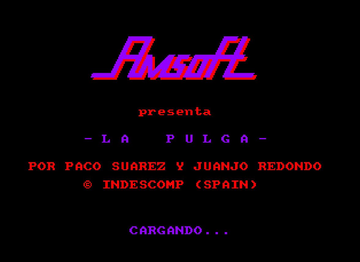 Pantallazo de Roland in the Caves: La Pulga para Amstrad CPC