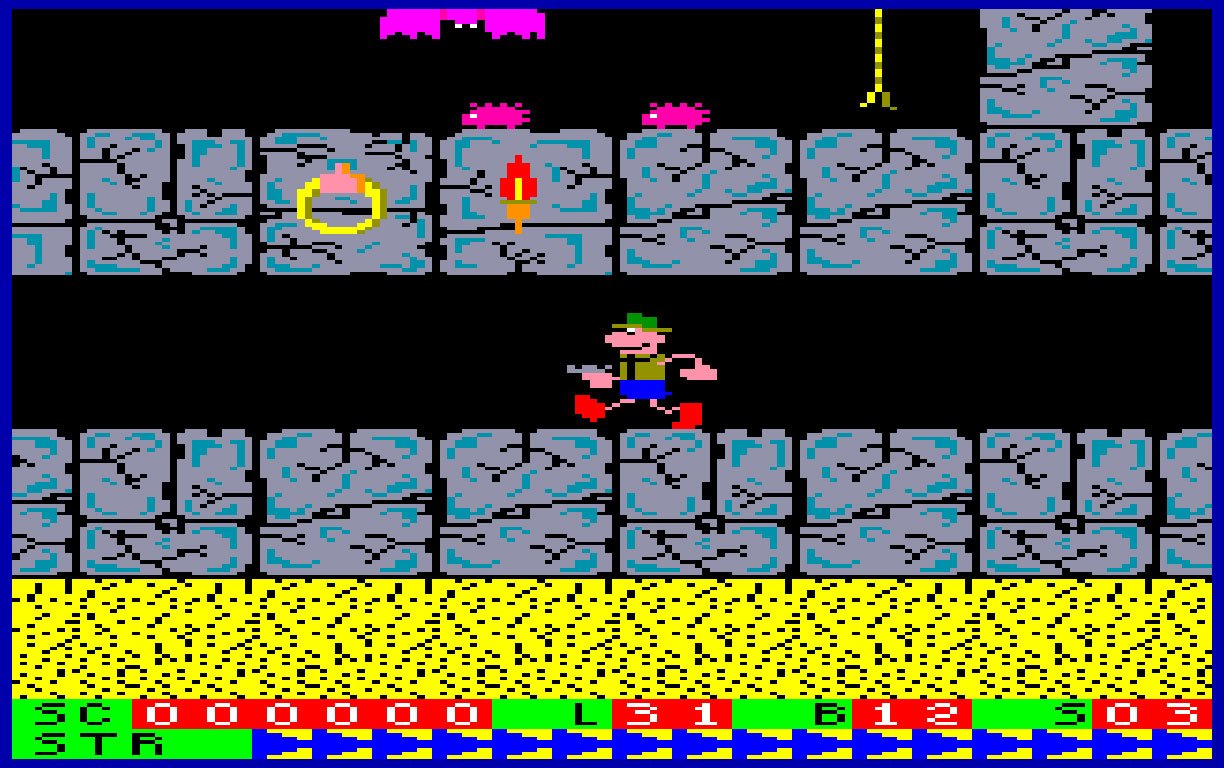 Pantallazo de Roland on the Ropes: Fred para Amstrad CPC