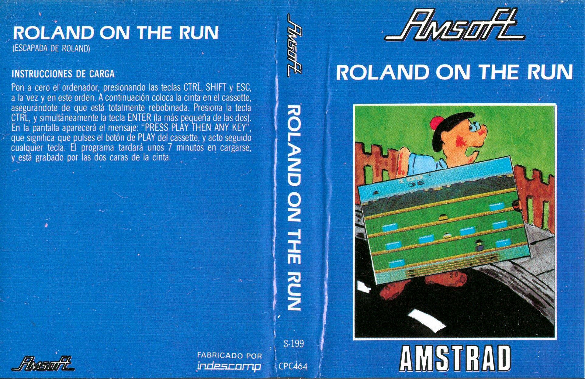 Caratula de Roland on the Run para Amstrad CPC