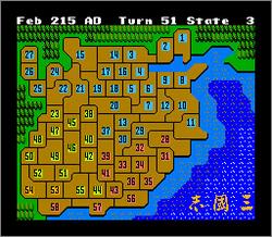 Pantallazo de Romance of the Three Kingdoms para Nintendo (NES)