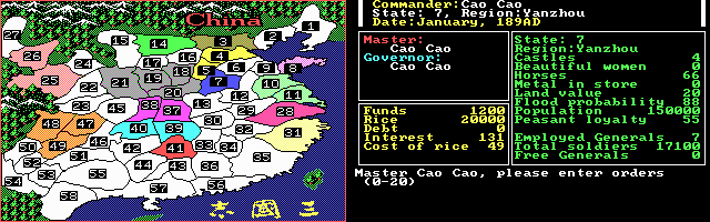 Pantallazo de Romance of the Three Kingdoms para PC