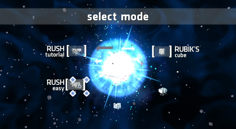Pantallazo de Rubiks Puzzle Galaxy: RUSH (Wii Ware) para Wii