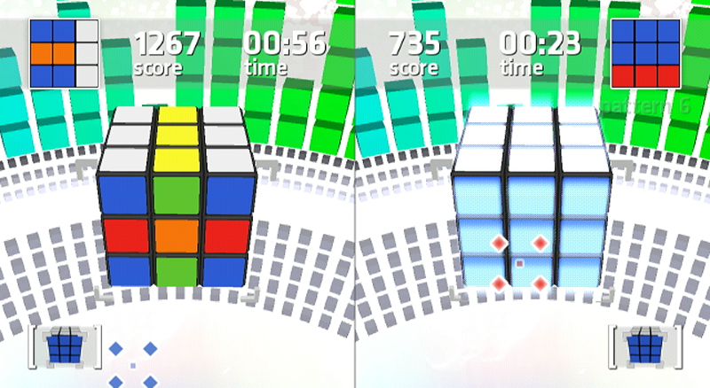 Pantallazo de Rubiks Puzzle Galaxy: RUSH (Wii Ware) para Wii