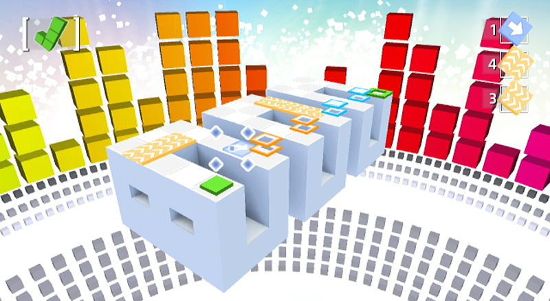 Pantallazo de Rubiks Puzzle Galaxy: RUSH (Wii Ware) para Wii