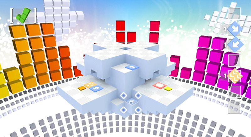 Pantallazo de Rubiks Puzzle Galaxy: RUSH (Wii Ware) para Wii