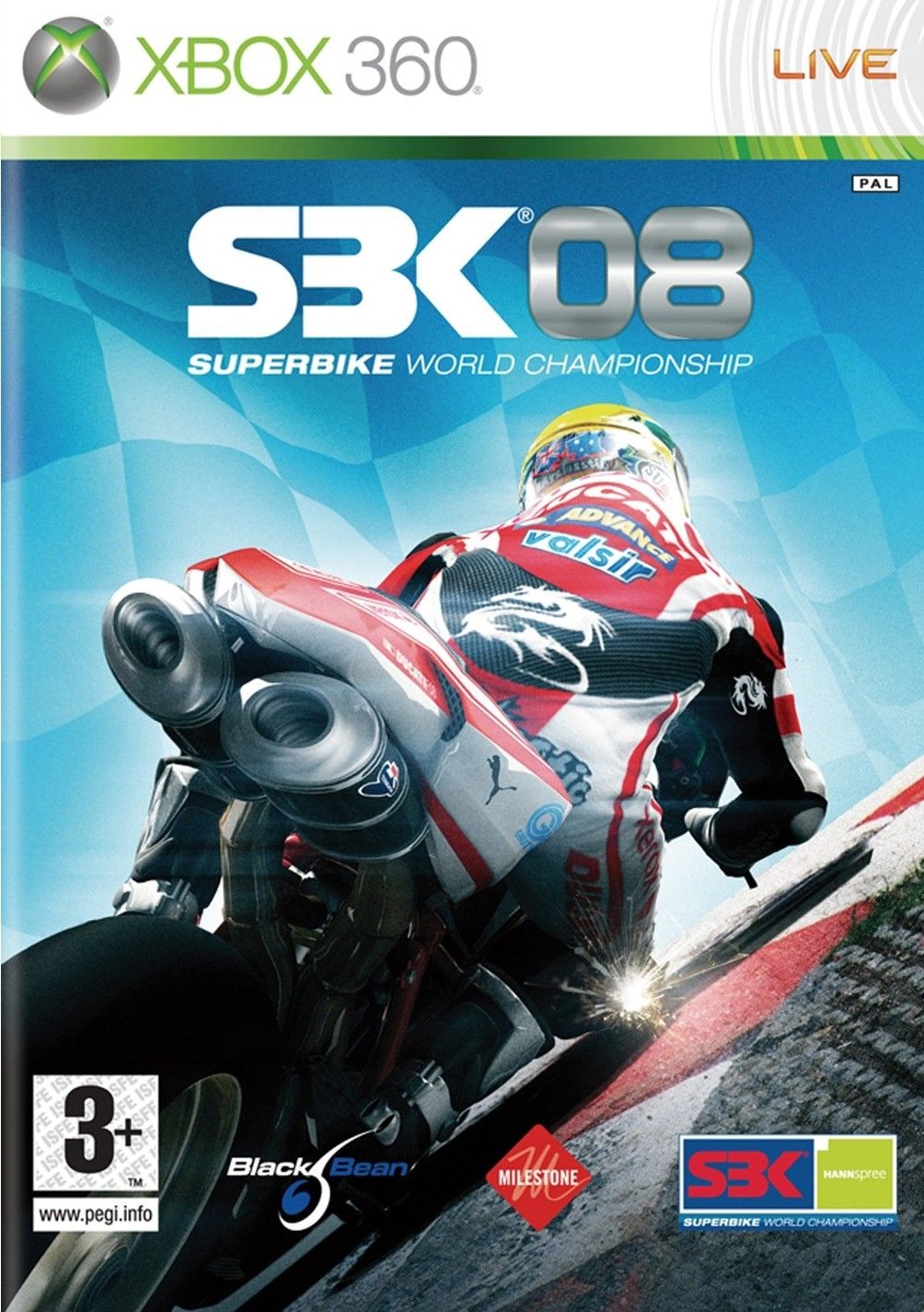 Caratula de SBK-08 Superbike World Championship para Xbox 360
