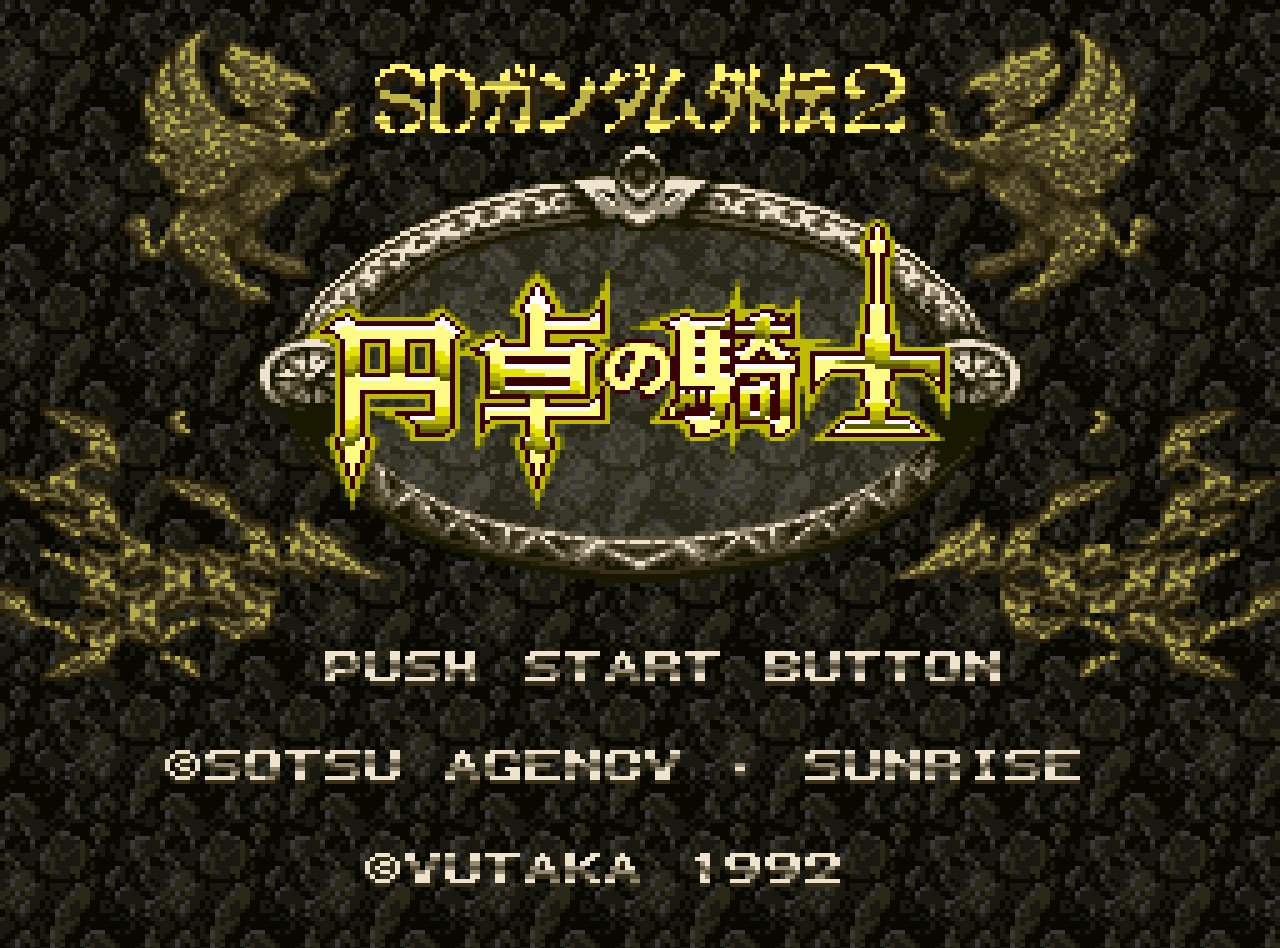 Pantallazo de SD Gundam Gaiden 2: Entaku no Kishi (Japonés) para Super Nintendo