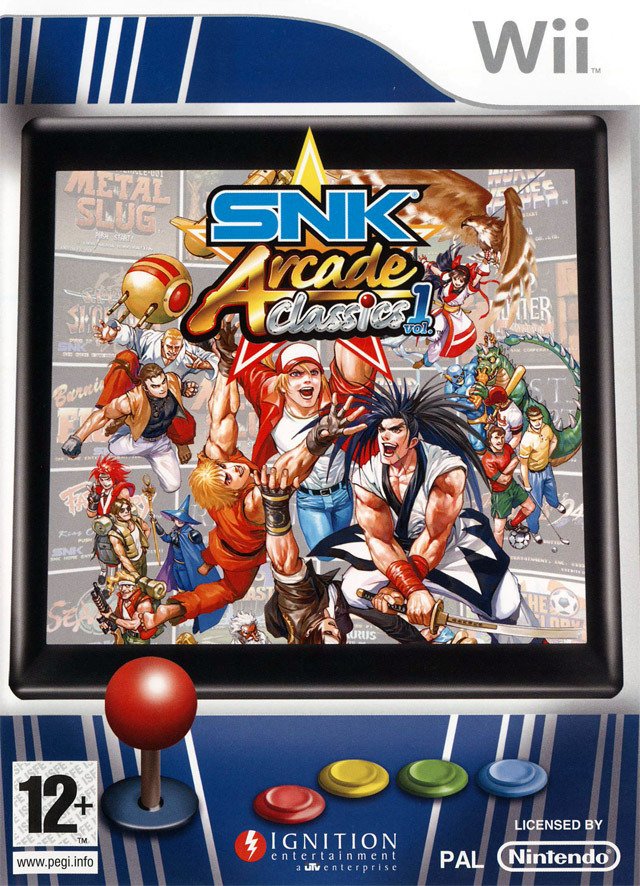 Caratula de SNK Arcade Classics Volume 1 para Wii