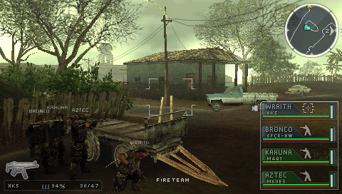 Pantallazo de SOCOM: U.S. Navy SEALs Tactical Strike para PSP