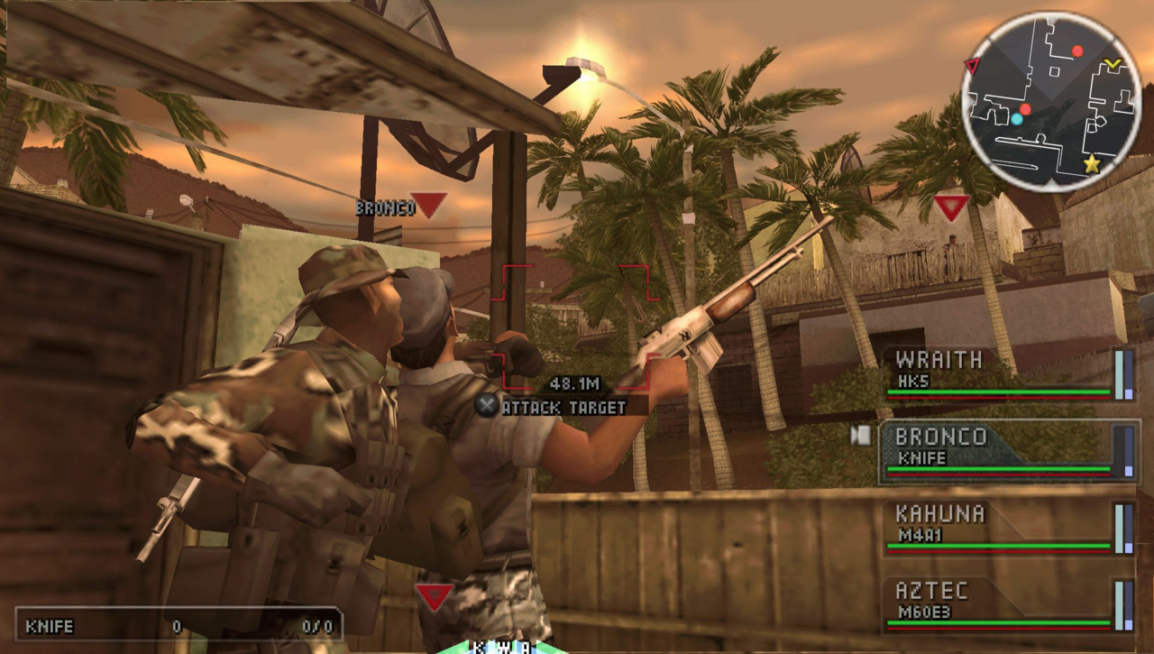 Pantallazo de SOCOM: U.S. Navy SEALs Tactical Strike para PSP