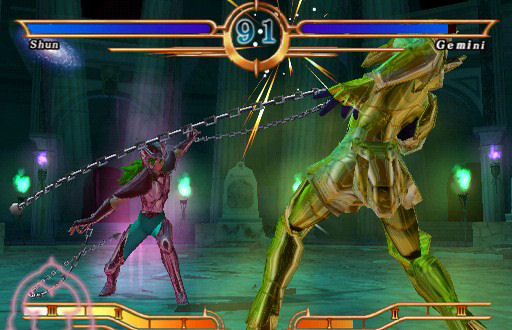 Pantallazo de Saint Seiya: Knights of the Zodiac - The Sanctuary para PlayStation 2