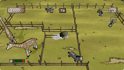 Pantallazo de Saku Saku Animal Panic (Wii Ware) para Wii