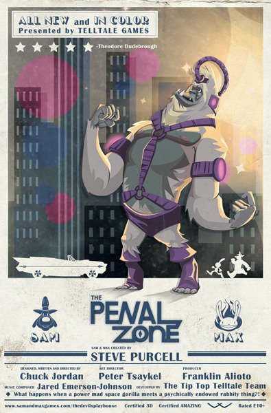 Caratula de Sam & Max: Episode 301: The Penal Zone para PC