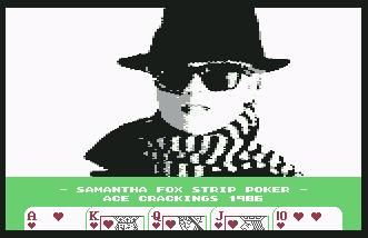 Pantallazo de Samantha Fox Strip Poker para Commodore 64