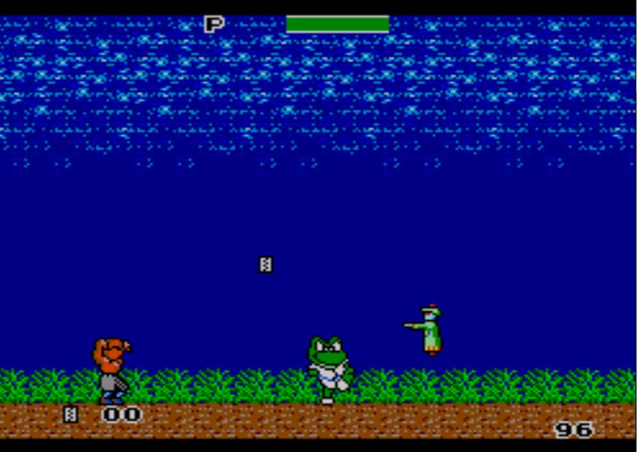 Pantallazo de Sapo Xulé: O Mestre do Kung Fu para Sega Master System