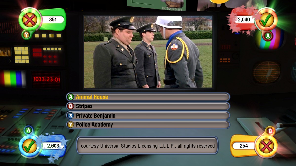 Pantallazo de Scene It? Lights, Camera, Action para Xbox 360