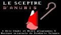 Sceptre D'anubis, Le