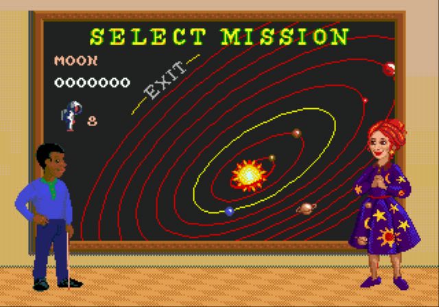 Pantallazo de Scholastic's The Magic School Bus: Space Exploration Game para Sega Megadrive