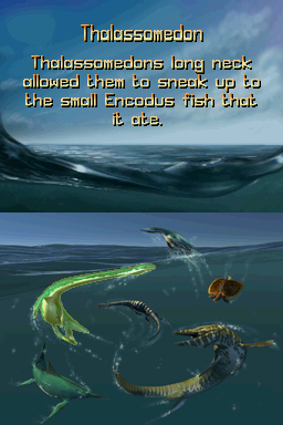 Pantallazo de Sea Monsters: A Prehistoric Adventure para Nintendo DS