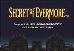 Pantallazo de Secret of Evermore (Europa) para Super Nintendo