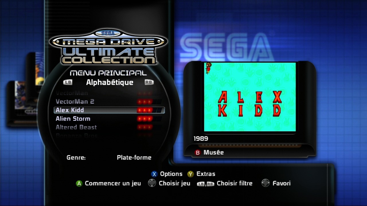 Pantallazo de Sega Mega Drive Ultimate Collection para Xbox 360