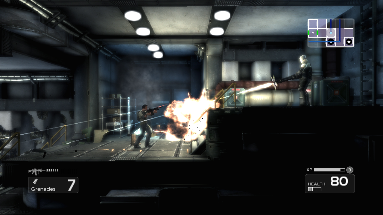 Pantallazo de Shadow Complex (Xbox Live Arcade) para Xbox 360