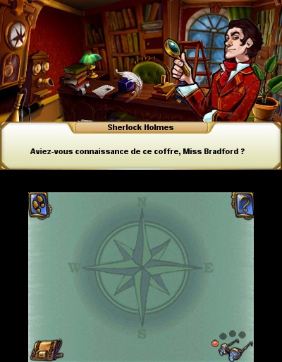 Pantallazo de Sherlock Holmes:Misterio de la Ciudad Helada para Nintendo 3DS