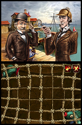 Pantallazo de Sherlock Holmes and the Mystery of the Osborne House para Nintendo DS