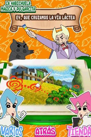 Pantallazo de Shin Chan Flipa en colores para Nintendo DS