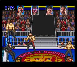 Pantallazo de Shin Nihon Pro Wresling Kounin '95 Tokyo Dome Battle 7 (Japonés) para Super Nintendo