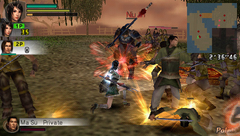Pantallazo de Shin Sangoku Musou: 2nd Evolution (Japonés) para PSP