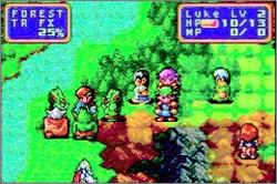 Pantallazo de Shining Force: Resurrection of the Dark Dragon para Game Boy Advance