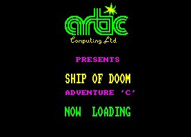 Pantallazo de Ship Of Doom: Adventure C para Amstrad CPC