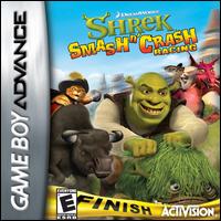 Caratula de Shrek: Smash n' Crash para Game Boy Advance