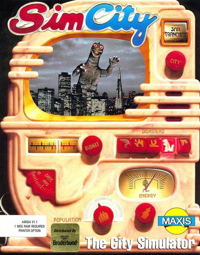 Caratula de SimCity para Amiga