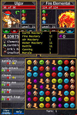 Pantallazo de Simple DS Series Vol. 23: The Puzzle Quest: Agaria no Kishi para Nintendo DS