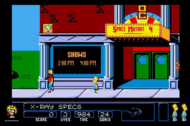 Pantallazo de Simpsons: Bart vs. The Space Mutants, The para Atari ST