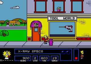 Pantallazo de Simpsons: Bart vs. The Space Mutants, The para Sega Megadrive