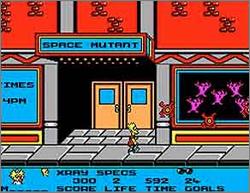 Pantallazo de Simpsons: Bart vs. The Space Mutants, The para Sega Master System