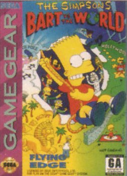 Caratula de Simpsons: Bart vs. The World, The para Gamegear