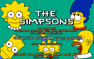 Pantallazo de Simpsons: The Arcade Game, The para PC