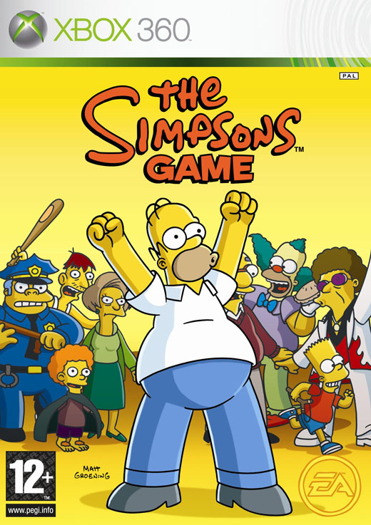 Caratula de Simpsons Game, The para Xbox 360